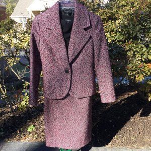 Talbots Elegant Metallic Tweed Jacket-Dress 2pc Set